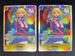 Stussy OP13-110 SR Carrying On His Will Holo Foil One Piece. English. 2 CARDS! - Image 1