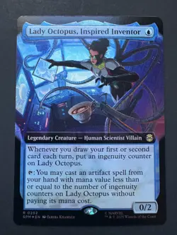 Lady Octopus, Inspired Inventor (Extended Art) Marvel's Spider-Man Magic Foil NM - Image 1