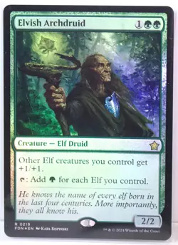 Elvish Archdruid [New, Near Mint] *Foil* {Foundations MTG} - Image 1
