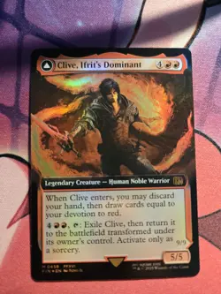 MTG Clive, Ifrit's Dominant (0458) Extended Art NM Foil Final Fantasy - Image 3