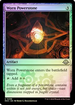 Worn Powerstone FOIL - 0298 - Uncommon - Modern Horizons 3 MH3 MTG - Image 1