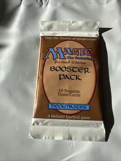 MTG - Revised Booster Pack - Magic the Gathering, Factory Sealed 1994 742818067003 - Image 3