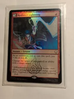 MTG Redirect Lightning Near Mint TLA Rare 151, NM, Foil - Image 1