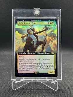 Balthier and Fran (Extended Art FOIL) MTG Final Fantasy NM 477 FAST SHIPPING - Image 1