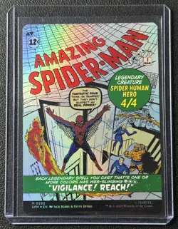 2025 MTG Magic the Gathering Marvel Spider-Man Peter Parker Borderless Foil 0232 - Image 2