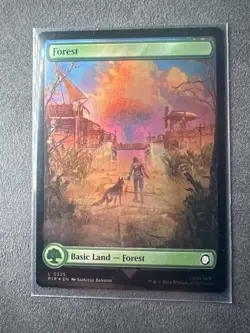 MTG Forest - 325 - Fallout​ - Near Mint Foil - Image 1