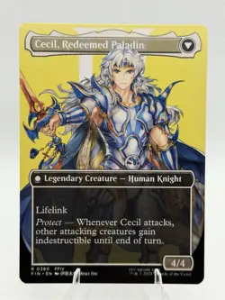 MTG Cecil, Dark Knight (Borderless) Normal NM FINAL FANTASY Magic 380 - Image 2
