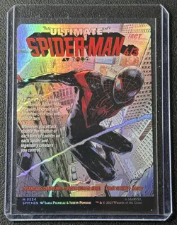 2025 MTG Magic the Gathering Marvel Spider-Man Miles Morales Borderless Foil 234 - Image 2