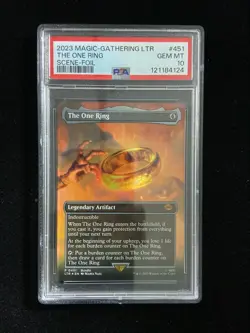2023 Magic the Gathering MTG EN Scene Foil #451 The One Ring PSA 10 -TJ68 - Image 1