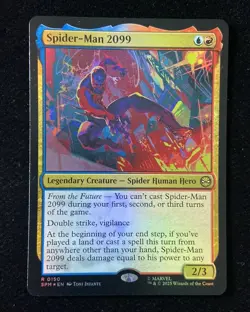 2023 Magic The Gathering MTG Marvel EN Foil R 0150 Spider-Man 2099 GAV -VE86 - Image 1