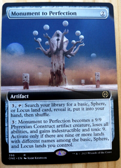 Monument Of Perfection - Extended Art - Phyrexia: All Will Be One - NM - 398 - Image 1