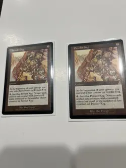 2x Powder Keg Urza's Destiny Regular Mtg Premodern Light Play - Image 1