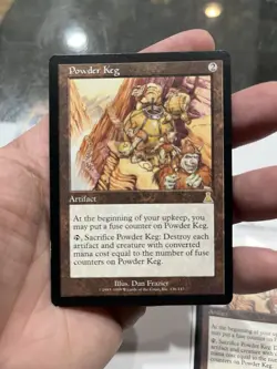 2x Powder Keg Urza's Destiny Regular Mtg Premodern Light Play - Image 2