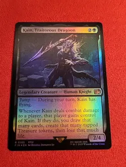 Kain, Traitorous Dragoon Final Fantasy Foil FIN 105 Commander Jump - Image 1