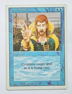 Magic MTG - Counterspell - Revised 3rd Edition - LP - Image 1