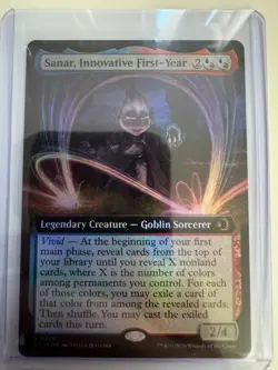 Sanar, Innovative First-Year FOIL #0378 Extended Art Lorwyn Eclipsed MTG NM ENG - Image 1
