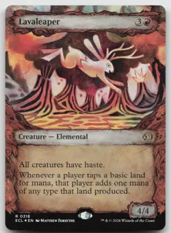 Lavaleaper (Showcase) R Foil Lorwyn Eclipsed 318 NM - Image 1