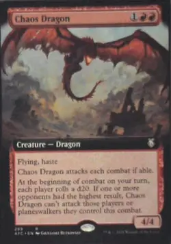 Chaos Dragon (Extended Art): #299, Magic: The Gathering Nm C277 - Image 1