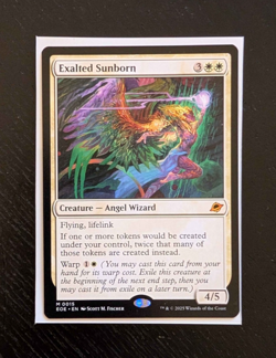 EXALTED SUNBORN Mythic Edge of Eternities Near Mint Magic: The Gathering - Image 1