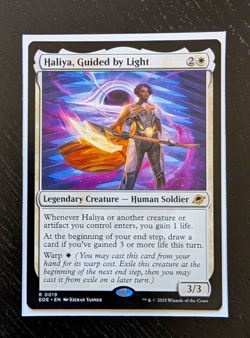 HALIYA, GUIDED BY LIGHT Rare Edge of Eternities Near Mint MTG - Image 1