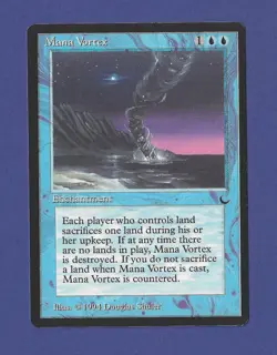 1994 Magic the Gathering - Mana Vortex - Enchantment - The Dark MTG - Image 1