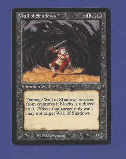 1994 Magic the Gathering - Wall of Shadows - Summon Wall - Legends MTG - Image 1