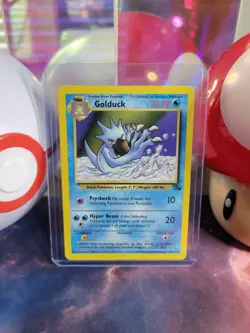 Golduck 35/62 Pokemon TCG Fossil Unlimited Regular Uncommon LP - Image 1