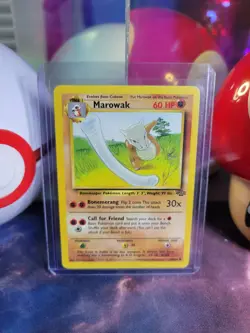 Marowak 39/64 Pokemon TCG Jungle Unlimited Regular Uncommon LP - Image 1
