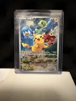 Pokemon Pikachu TCG Black Star Promo SVP027 Holo - Paldea Evolved #027 NM Promo - Image 1
