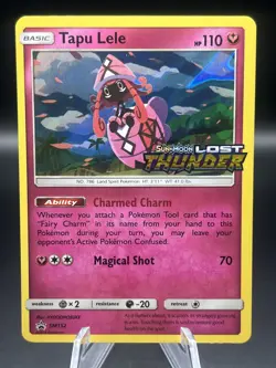 2018 Tapu Lele Prerelease SM152 Lost Thunder Sun Moon Promo Pokemon - Image 1