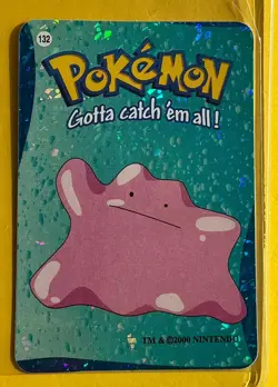 🔥 DITTO Pokemon Pocket Monsters Japanese Vending Prism Sticker LP Holo FOIL - Image 1