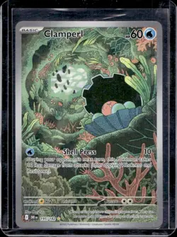 2025 Pokemon SV Destined Rivals DRI EN Clamperl #195/182 - Image 1