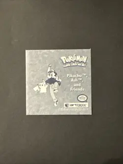 👾 VINTAGE POKEMON Artbox Stickers | 1999 | RARE GOLD Great Condition! - Image 3