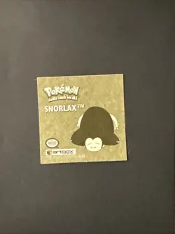 👾 VINTAGE POKEMON Artbox Stickers | 1999 | RARE GOLD Great Condition! - Image 5