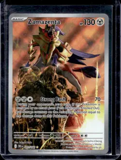 2025 Pokemon SV Destined Rivals DRI EN Zamazenta #201/182 - Image 1