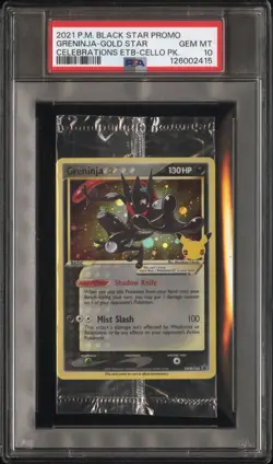 2021 POKEMON CELEBRATIONS ETB PROMO CELLO PACK CELLO PACK PSA 10 - Image 1