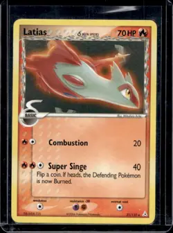2006 Pokemon EX Holon Phantoms Latias Delta Species #21/110 - Image 1