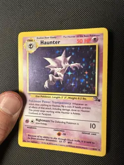 Pokemon TCG Haunter Fossil 6/62 Holo Unlimited Rare LP Vintage WOTC 1999 - Image 2