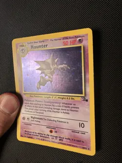 Pokemon TCG Haunter Fossil 6/62 Holo Unlimited Rare LP Vintage WOTC 1999 - Image 3