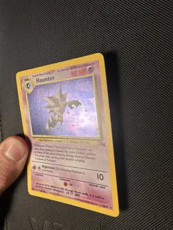 Pokemon TCG Haunter Fossil 6/62 Holo Unlimited Rare LP Vintage WOTC 1999 - Image 5