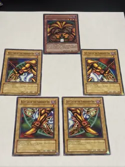 YUGIOH EXODIA THE FORBIDDEN ONE SET LCYW SECRET 1ST ED NM - Image 1