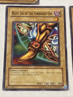 YUGIOH EXODIA THE FORBIDDEN ONE SET LCYW SECRET 1ST ED NM - Image 4