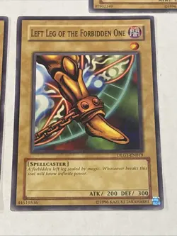 YUGIOH EXODIA THE FORBIDDEN ONE SET LCYW SECRET 1ST ED NM - Image 5