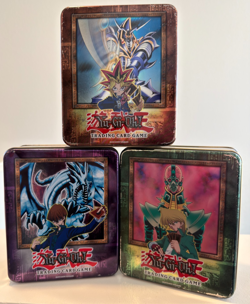Yu-Gi-Oh! Collectible Tins Lot (3 EMPTY Tins) - 2000s - Display/Storage - Image 1