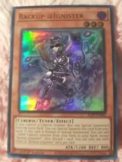 Yu-gi-oh! Backup @Ignister - ALIN-EN002 Ultra Rare 1st Edition Alliance Insight - Image 1