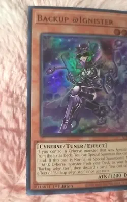 Yu-gi-oh! Backup @Ignister - ALIN-EN002 Ultra Rare 1st Edition Alliance Insight - Image 2