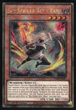 Sky Striker Ace - Raye ALT ART - RA04-EN026 - Quarter Century Secret Rare Yugioh - Image 1