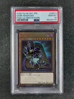 2020 YuGiOh DARK MAGICIAN PGB1-JP011 Prismatic God Box Ultimate Rare JPN PSA 10 - Image 1
