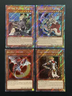 2025 YUGIOH RA04 PLATINUM SECRET RARE ECLIPSE WYVERN NM BONUS SET - Image 1