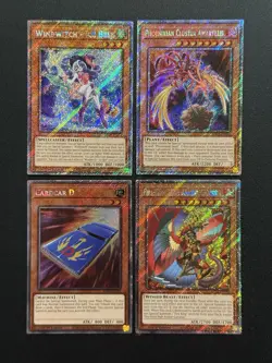 2025 YUGIOH RA04 PLATINUM SECRET RARE WINDWITCH ICE BELL NM BONUS SET - Image 1